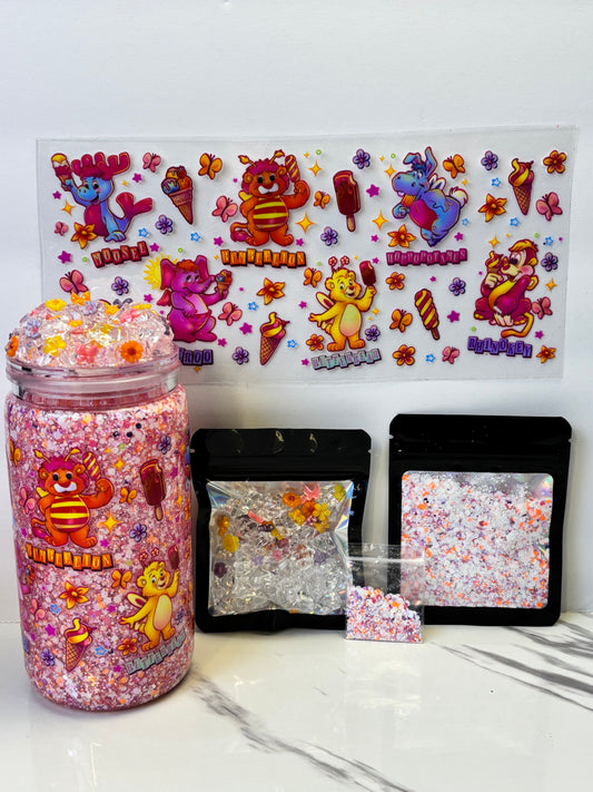 Fairy animals snow globe kit