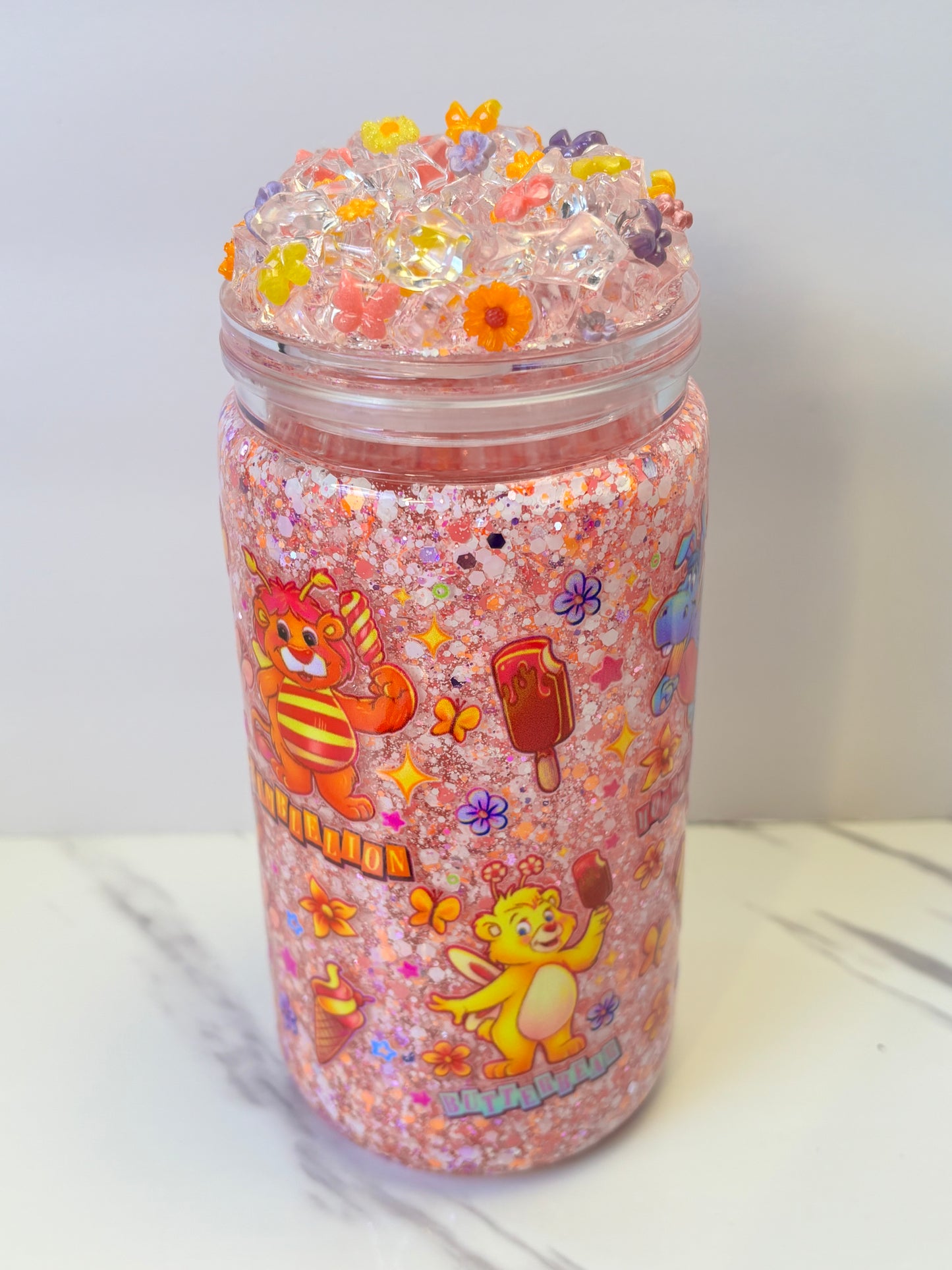 Fairy animals snow globe cup