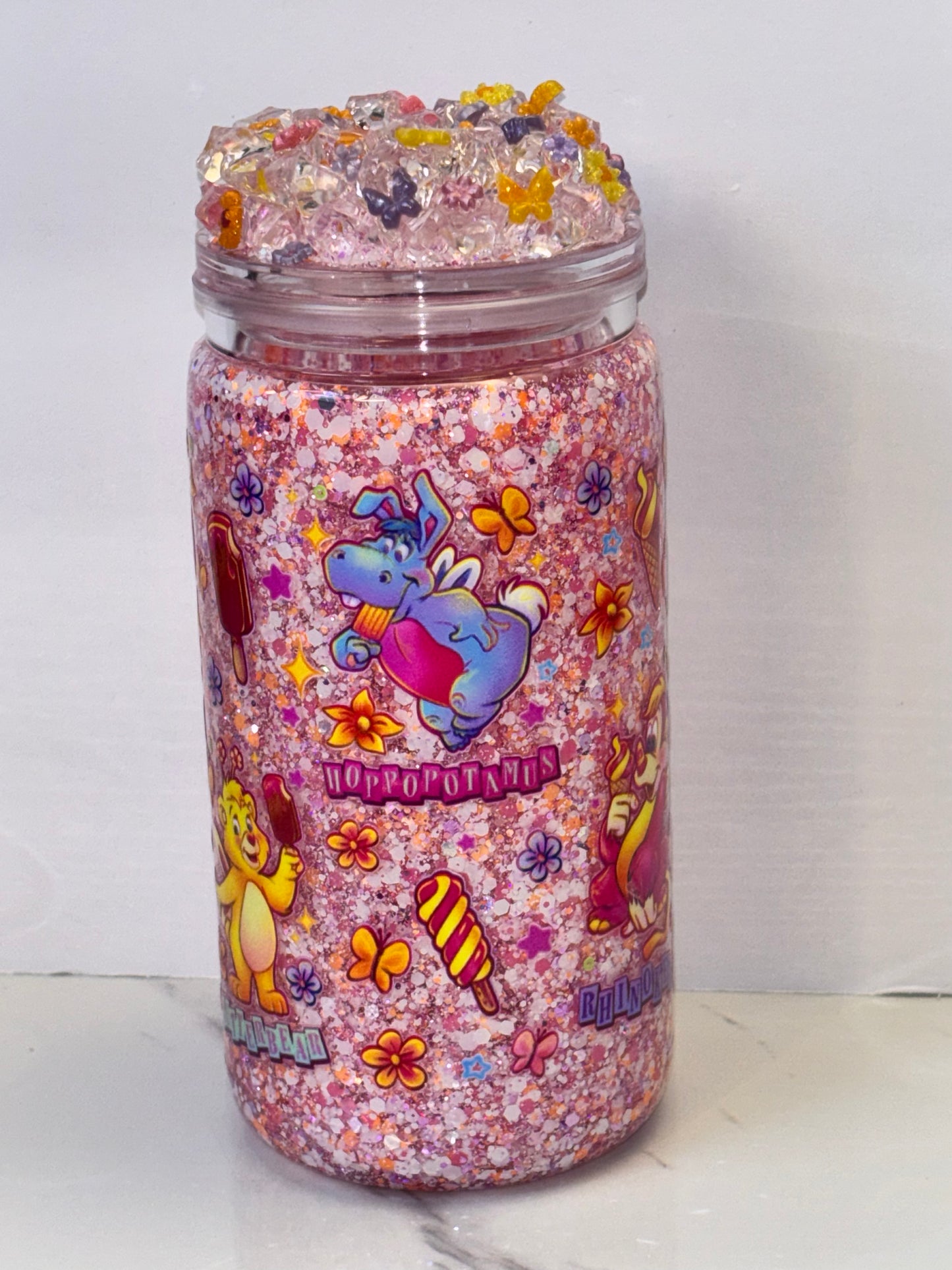 Fairy animals snow globe cup