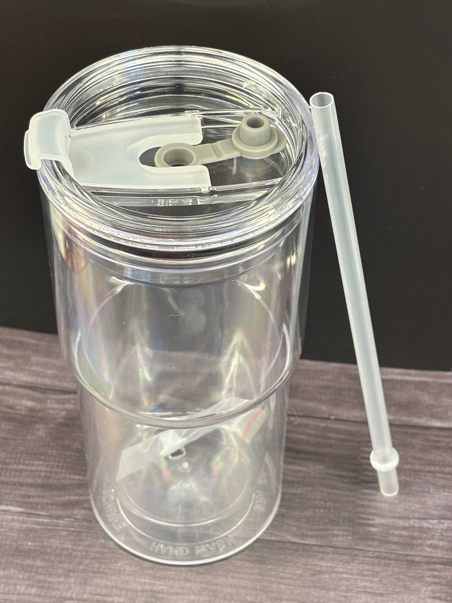 18oz curved snow globe blank