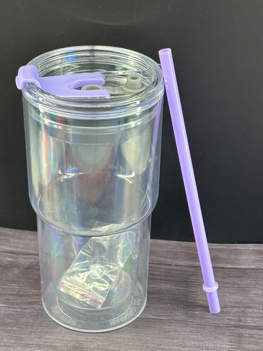 24oz curved snow globe blank