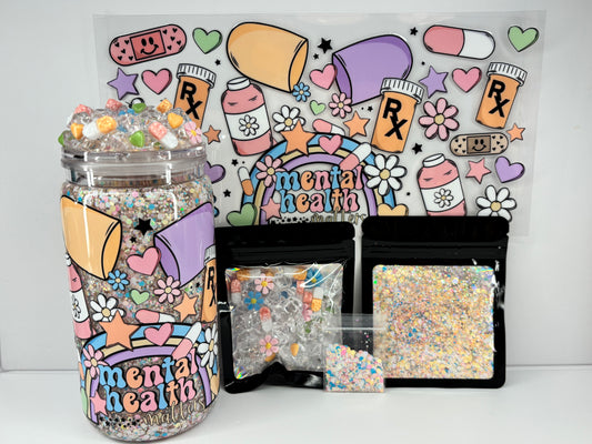 Mental health matters, snow globe kit