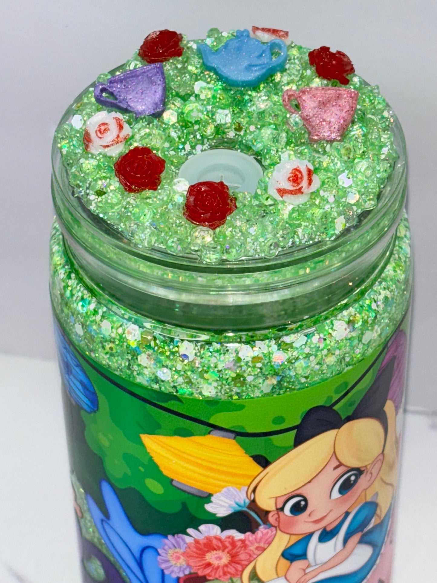 Silly Tea Party Snow Globe cup