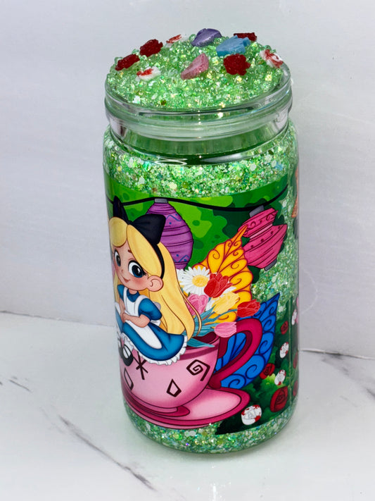 Silly Tea Party Snow Globe cup