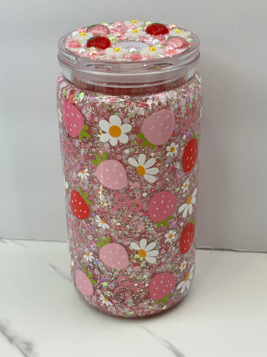 Berry beautiful snow globe cup.