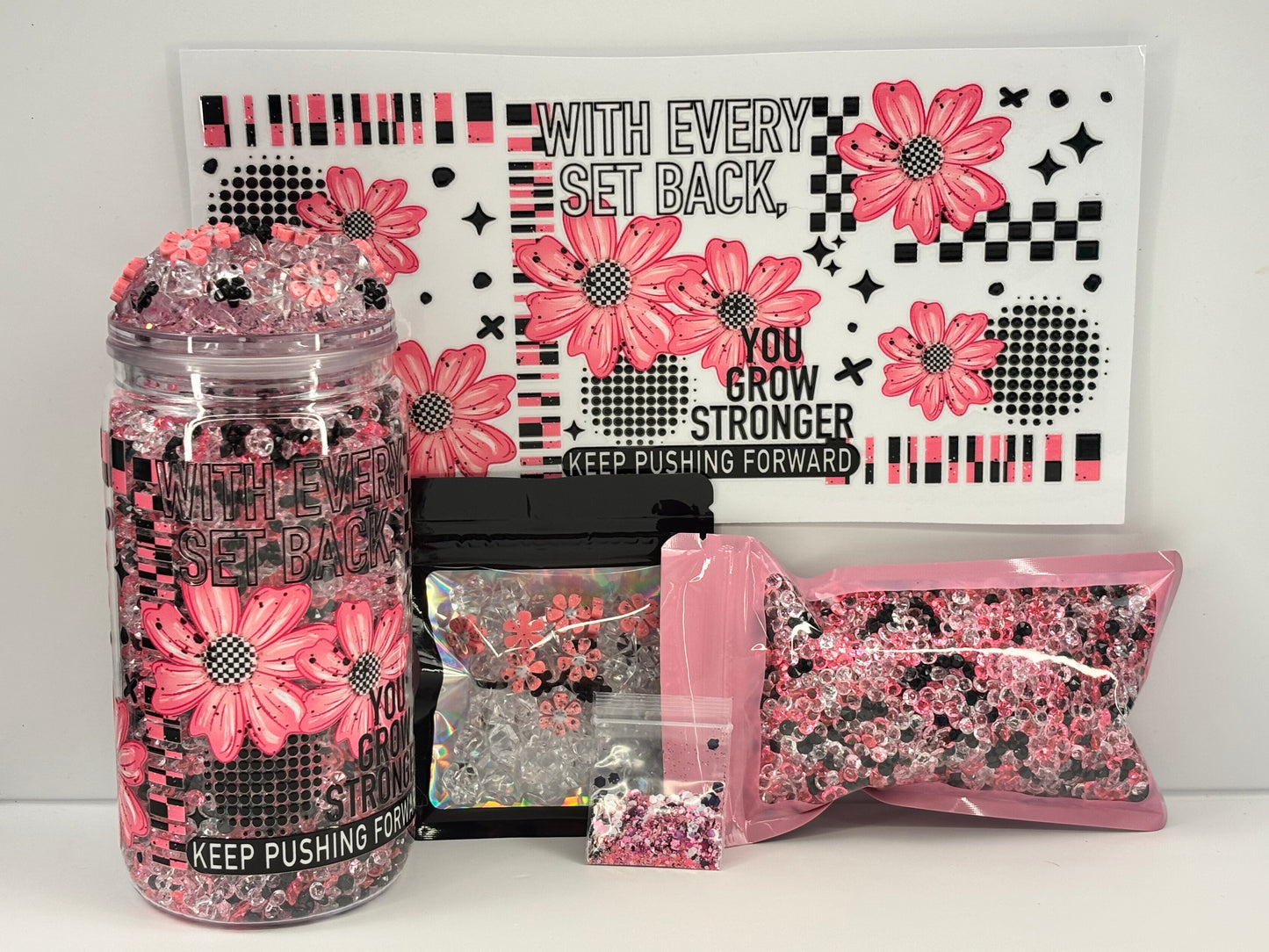 Grow stronger crystal snow globe kit