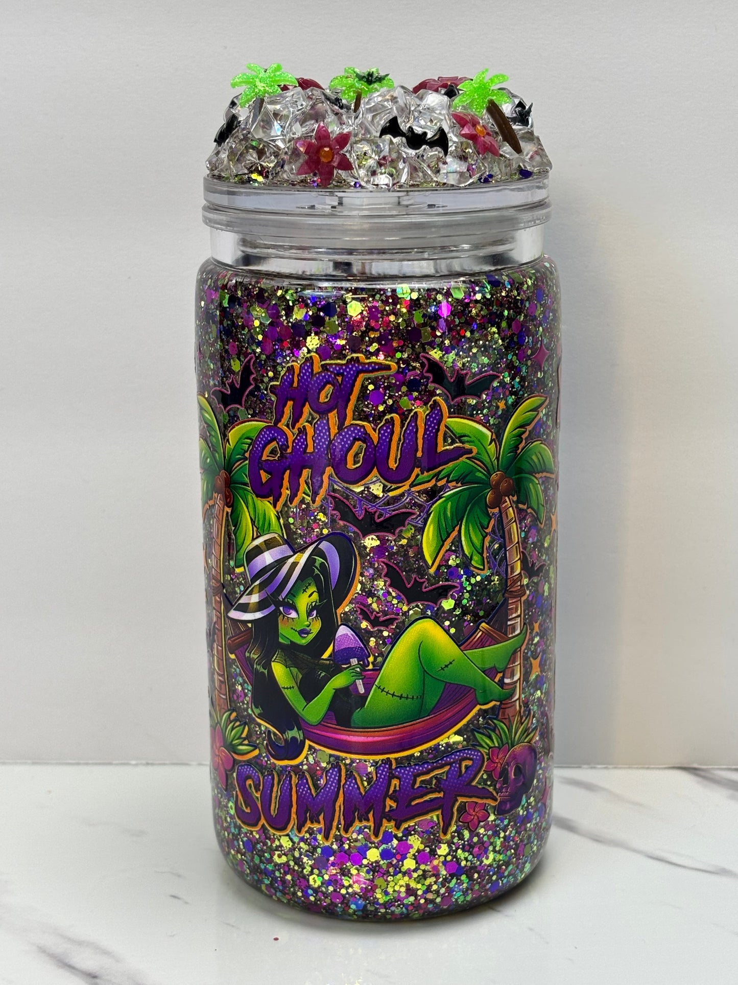 Hot Ghoul Summer snow globe kit