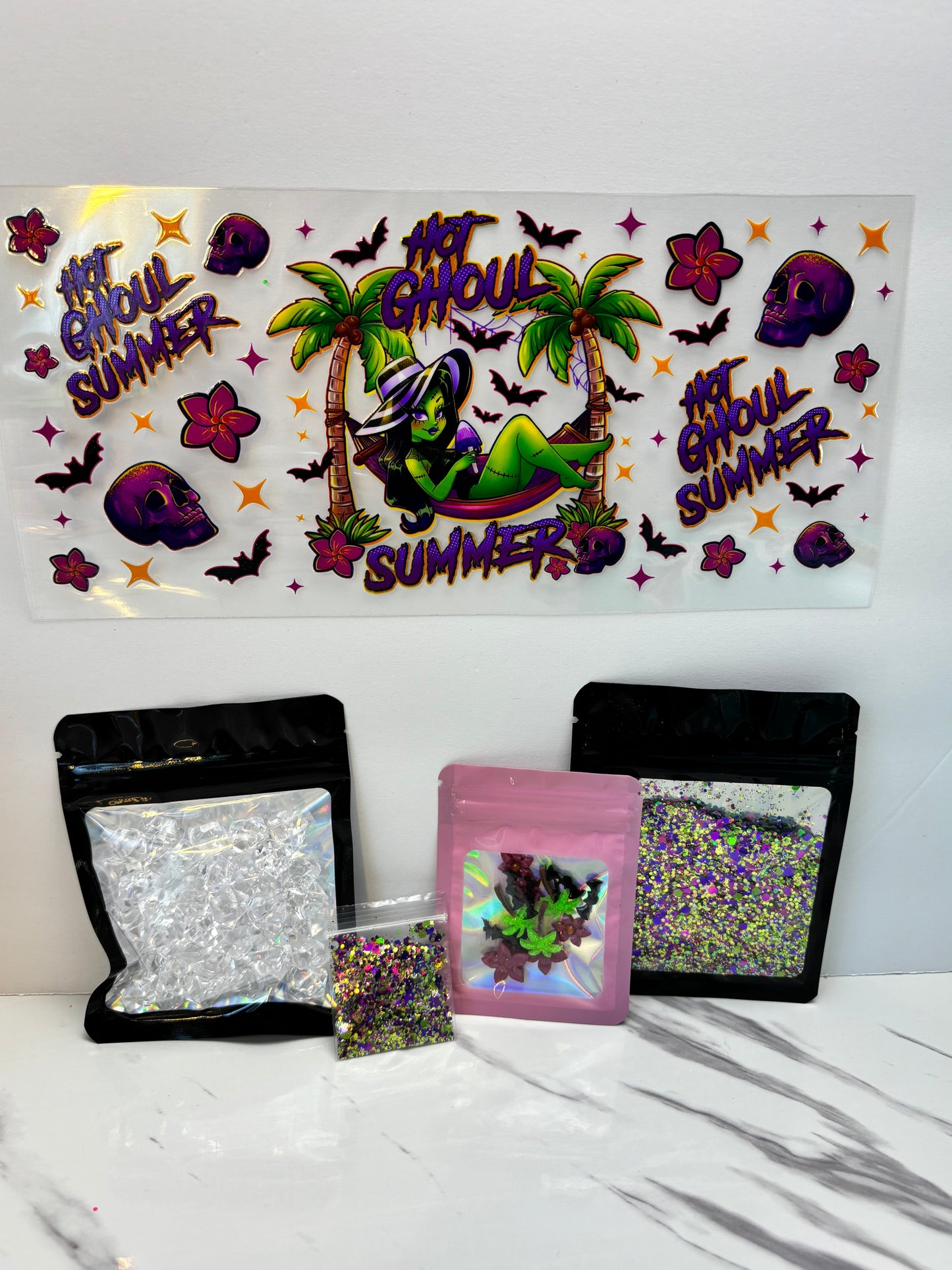 Hot Ghoul Summer snow globe kit