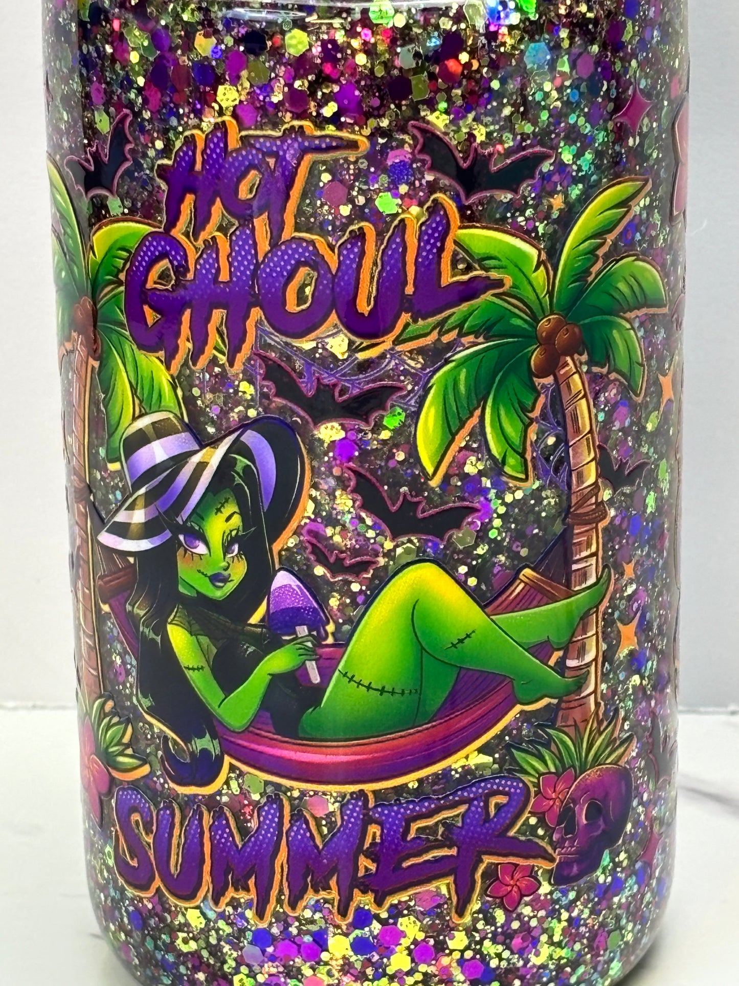 Hot Ghoul Summer snow globe kit