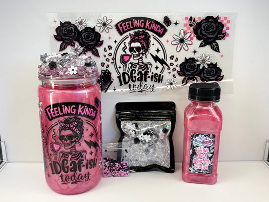 IDGAF-ish shimmer snow globe kit