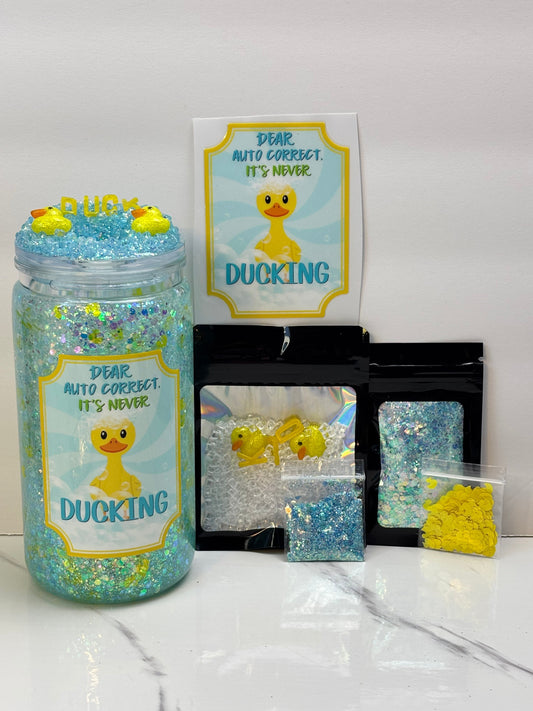 Ducking snow globe kit