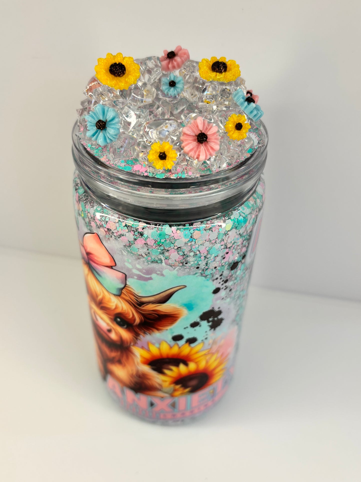 Anxiety loading snow globe kit