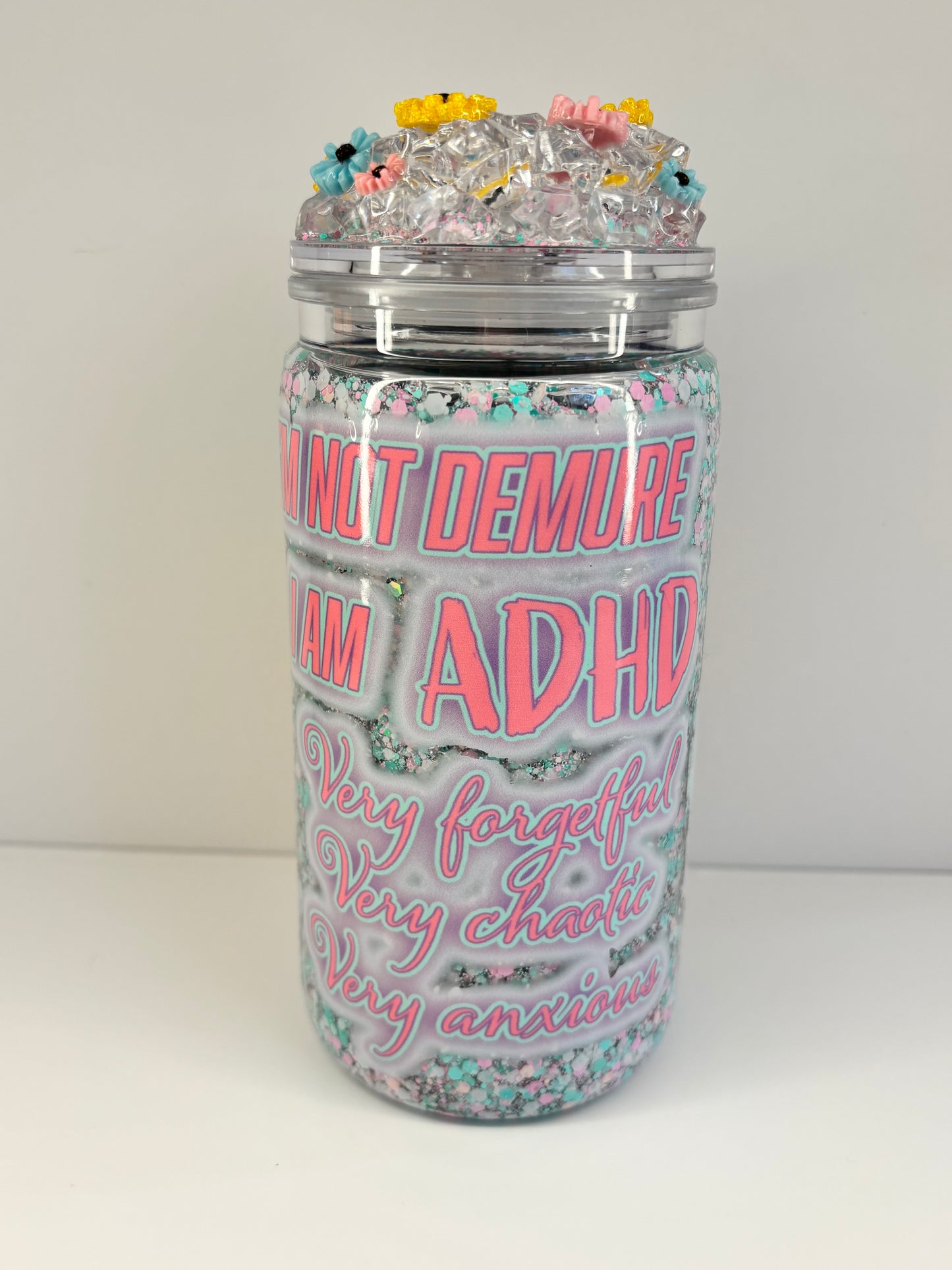 Anxiety loading snow globe kit