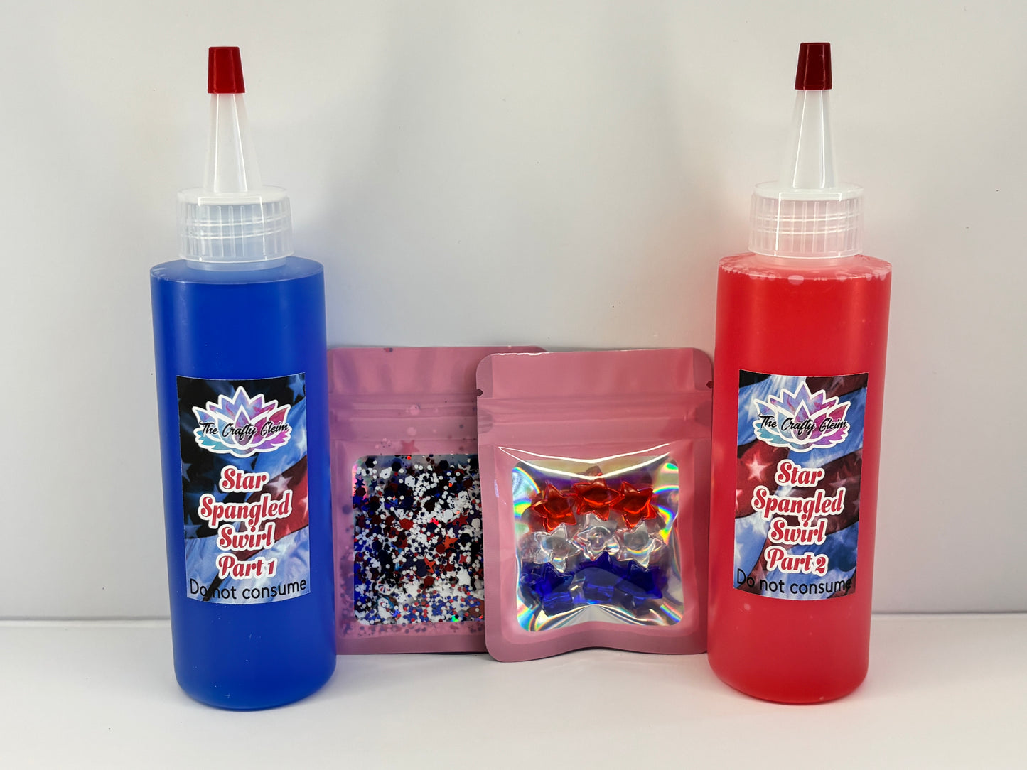 Star-spangled swirl lava solution set