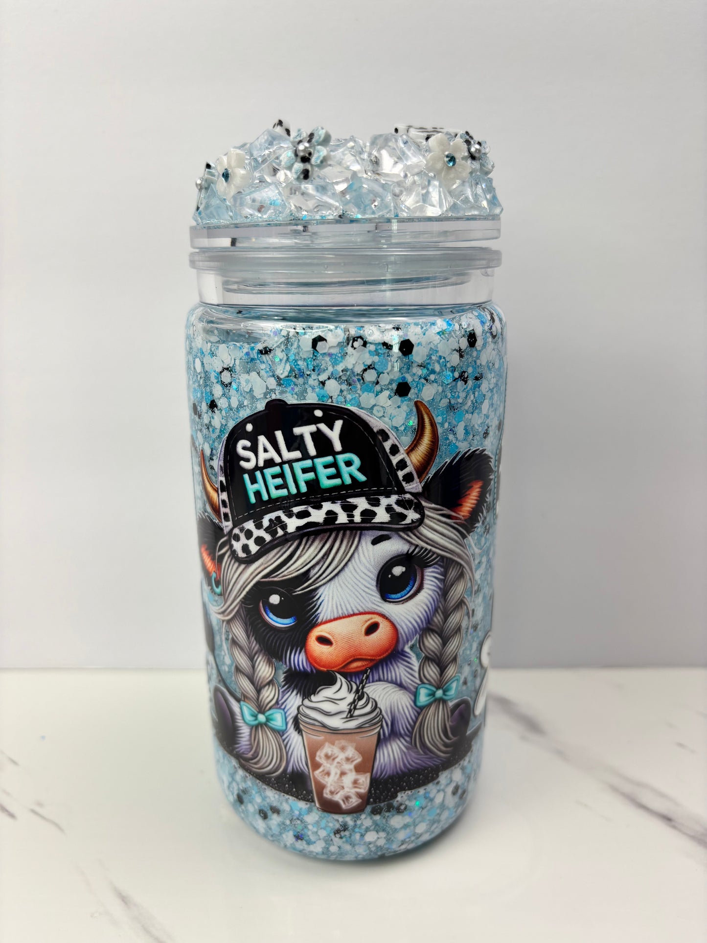 Salty heifer, snow globe kit