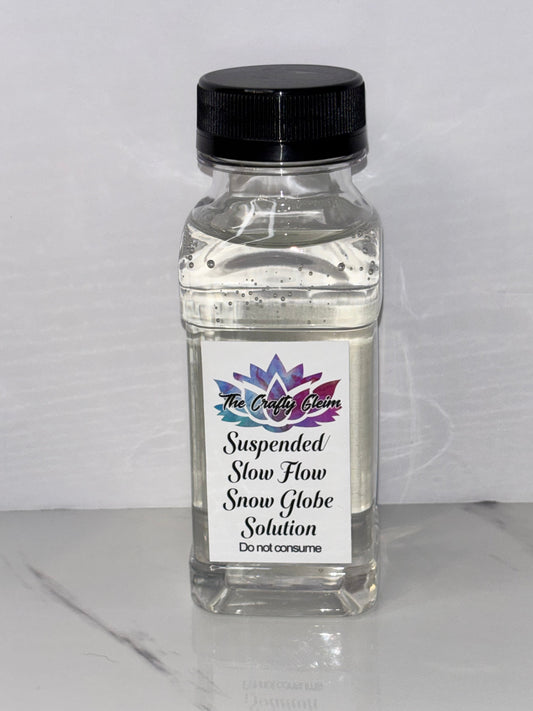 Clear slow/suspended solution