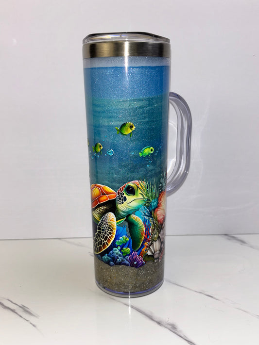 Sea turtle sandy story board