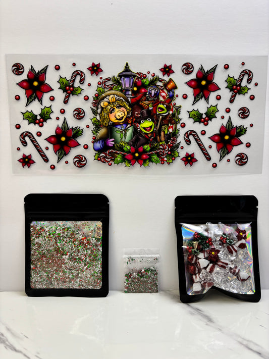 Candy cane carol snow globe kit