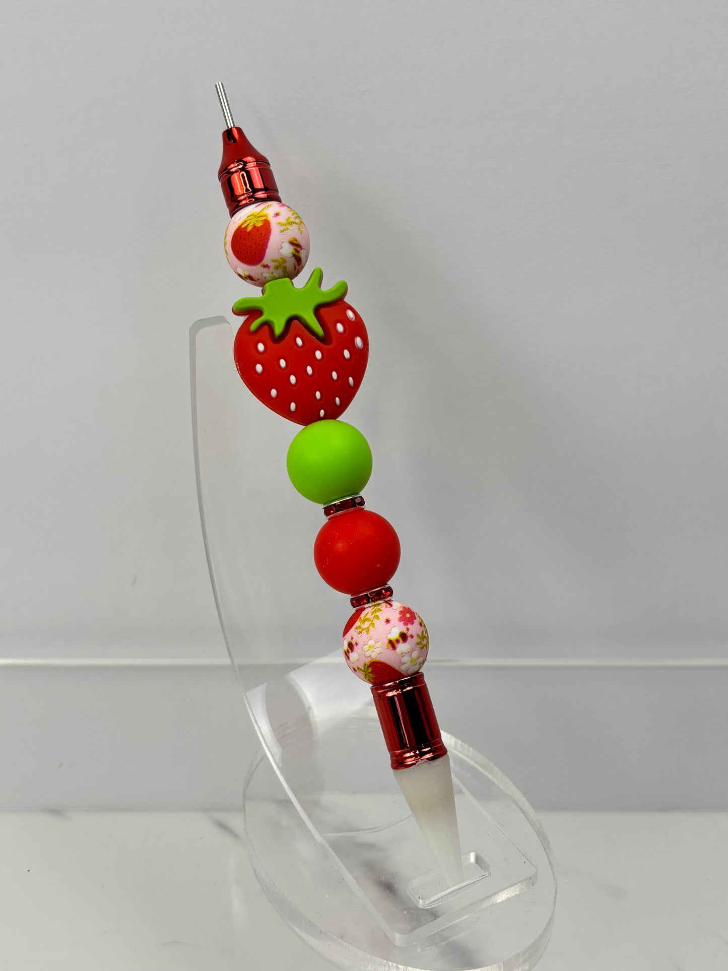 Beaded wax tool for flat back pearls.