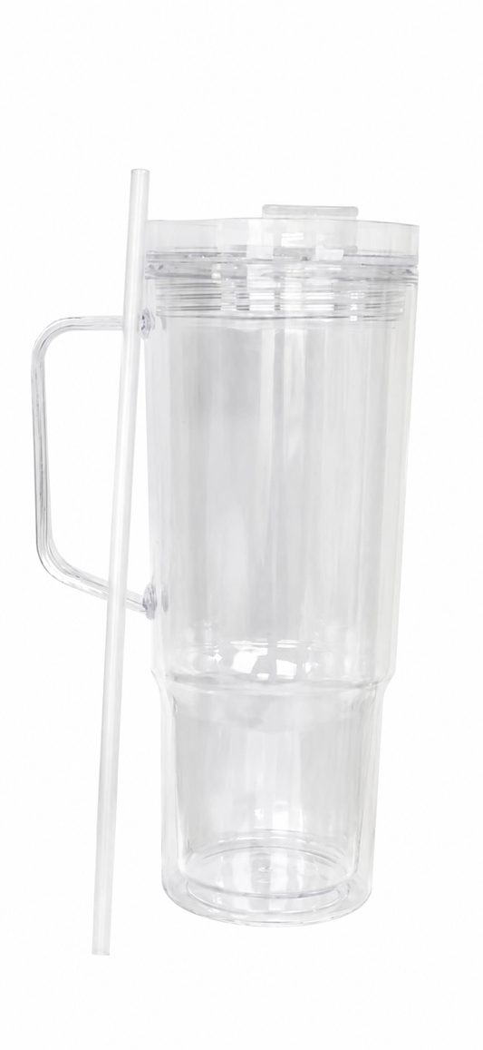 40oz snow globe cup blank