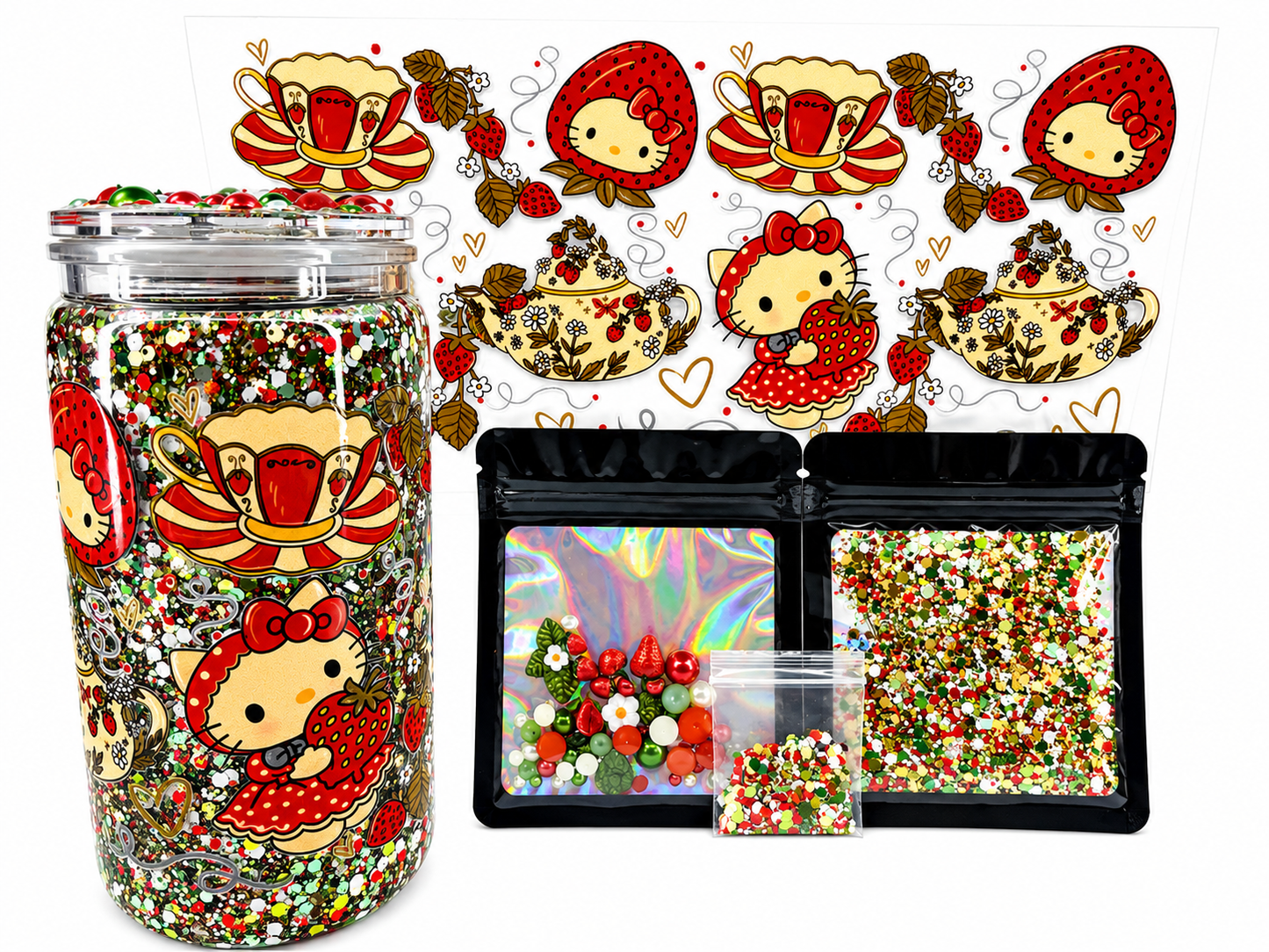 Tea Time snow globe kit