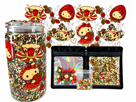 Tea Time snow globe kit