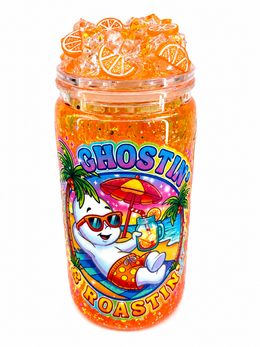 Ghostin’ & Roastin’ Lava Style Cup Glow in the dark