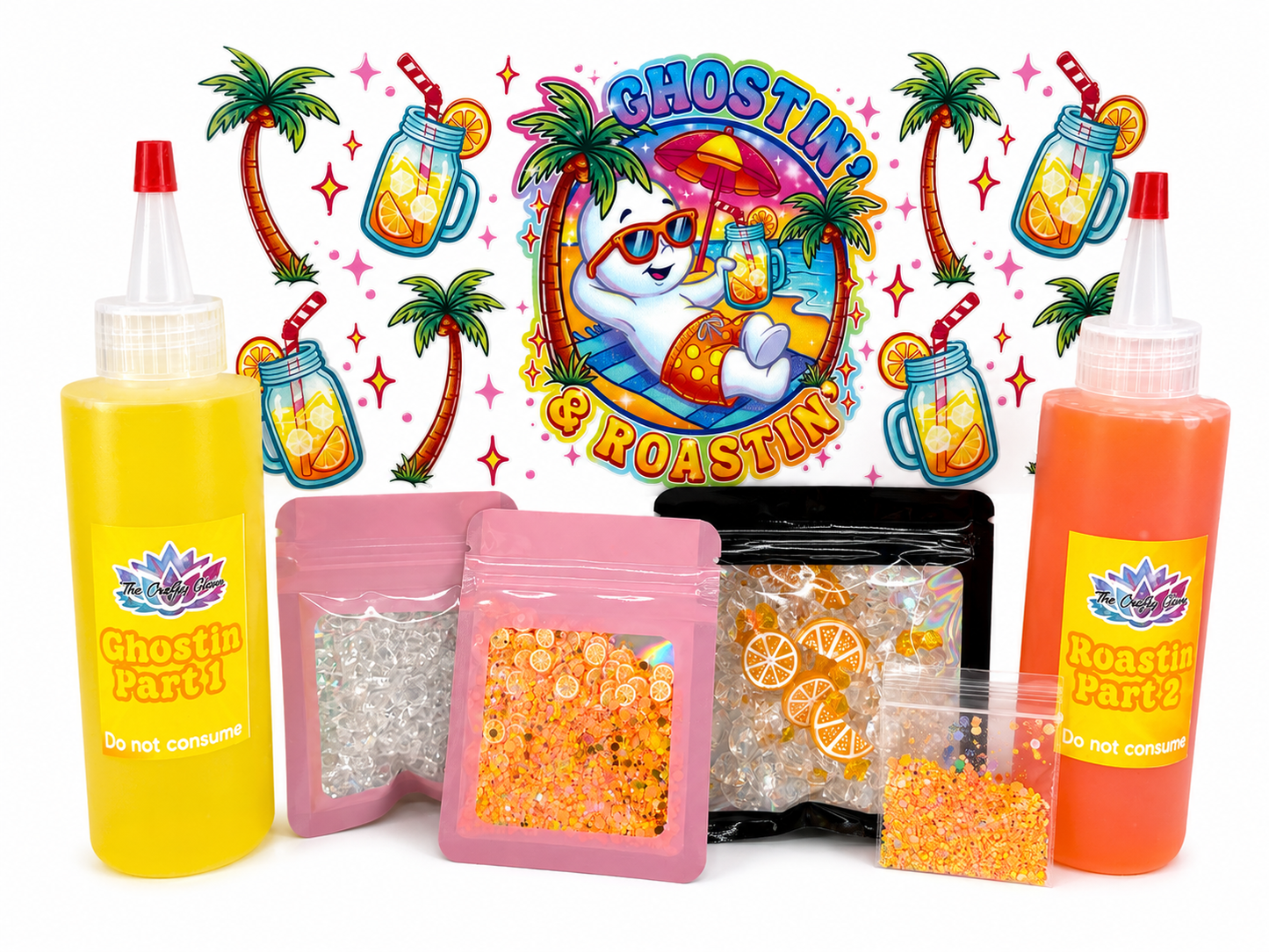 Ghostin’ & Roastin’ dual lava snow globe kit