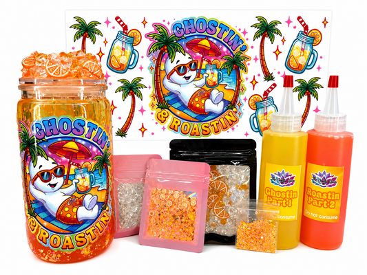 Ghostin’ & Roastin’ dual lava snow globe kit