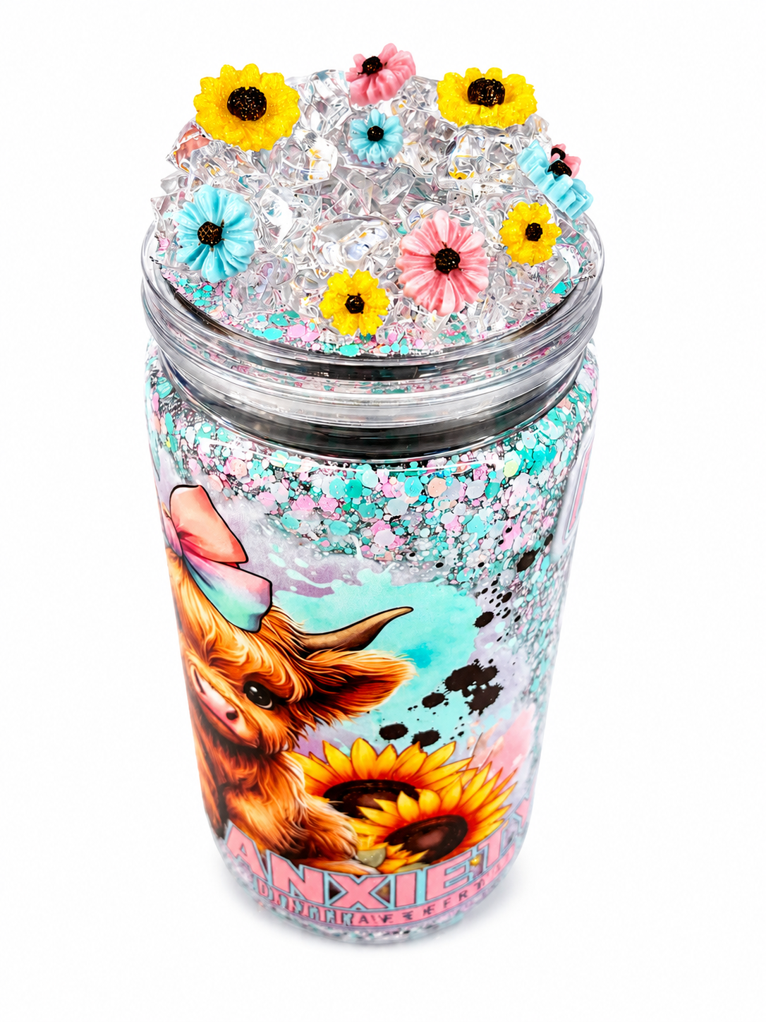 Anxiety loading 16oz snow globe