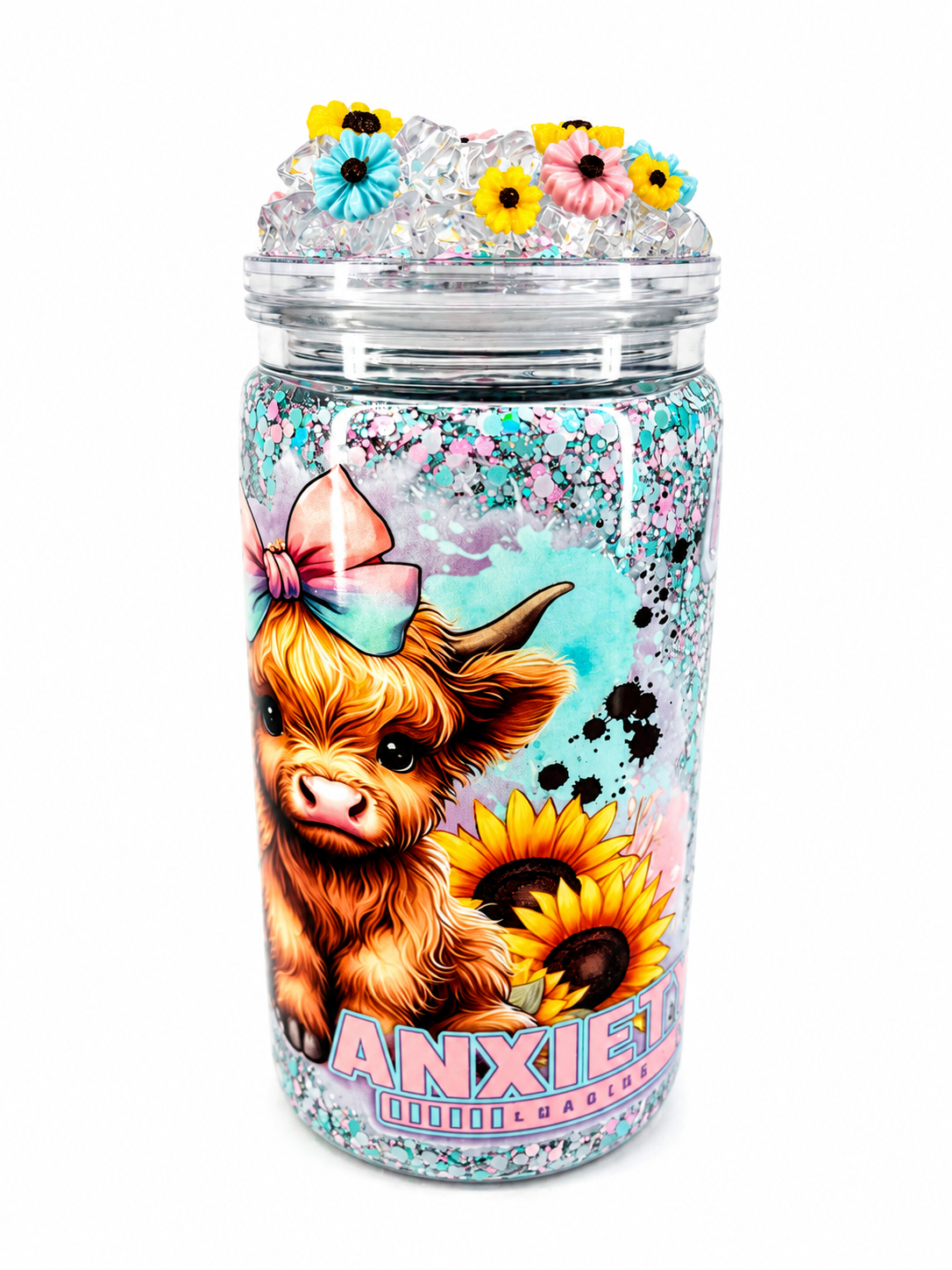 Anxiety loading 16oz snow globe