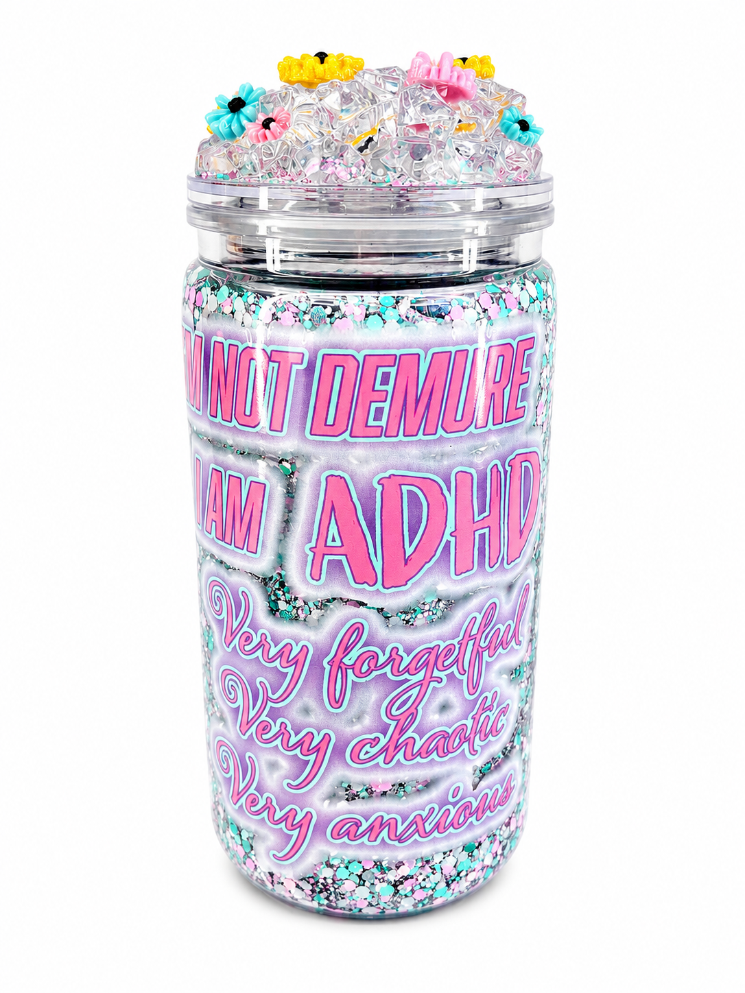 Anxiety loading 16oz snow globe