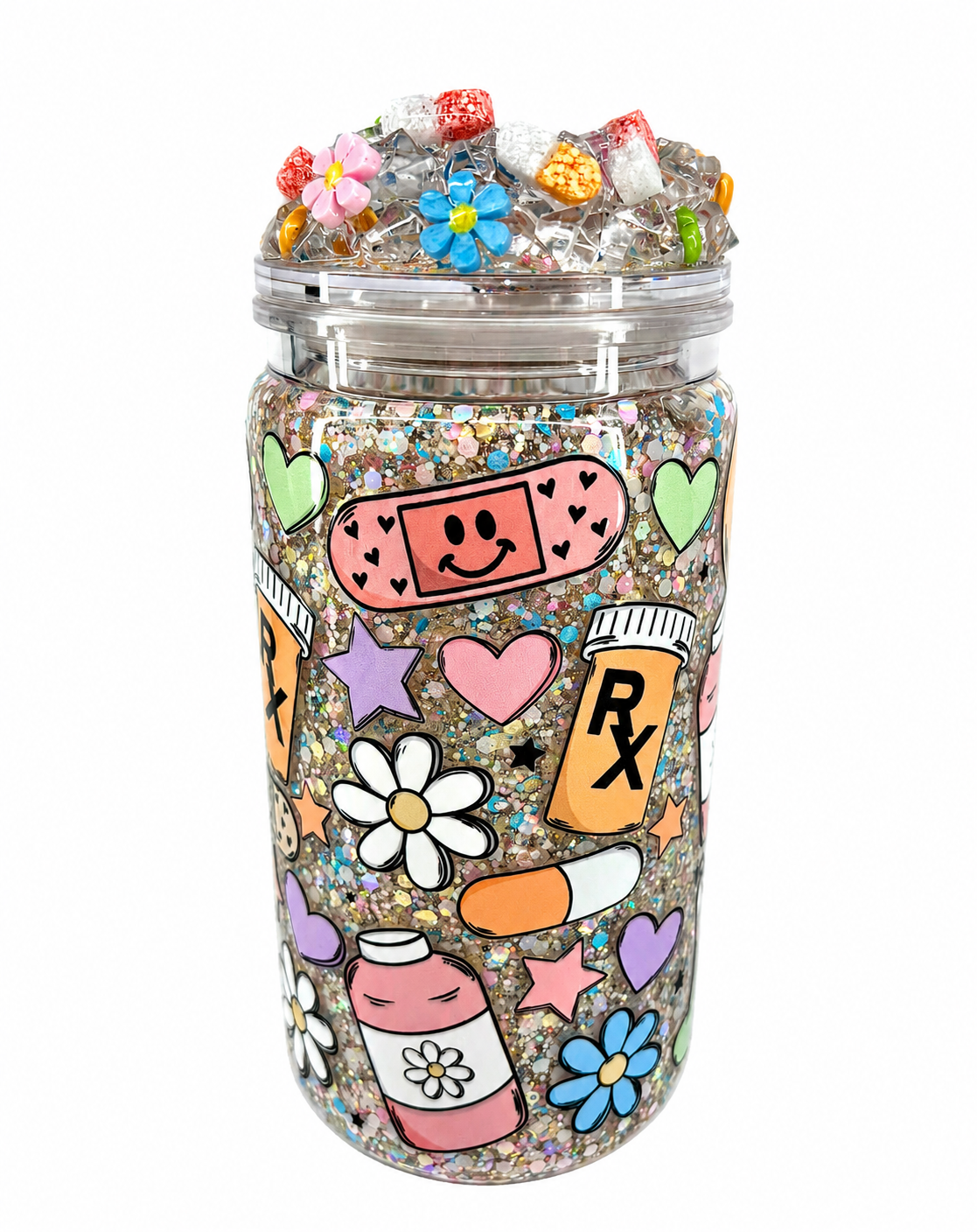 Mental health 16oz snow globe cup