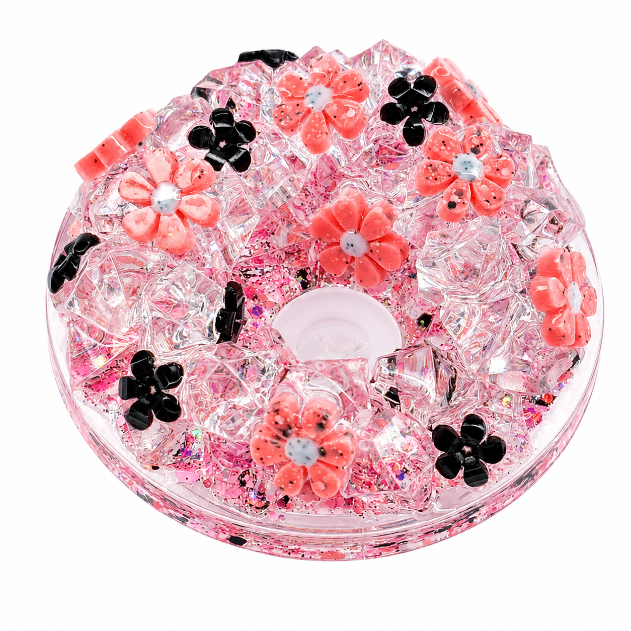 With every setback crystal snow globe cup