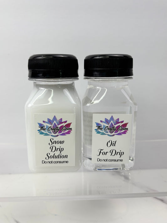 Snow White lava drip solution set