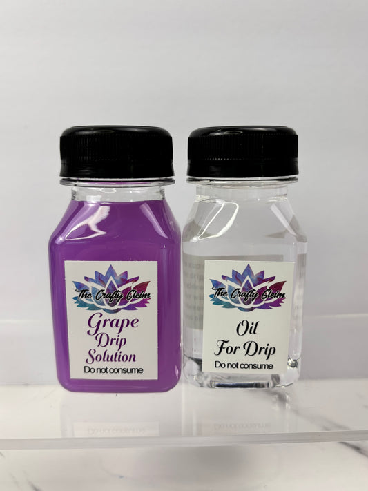 Purple grape lava drip solution set
