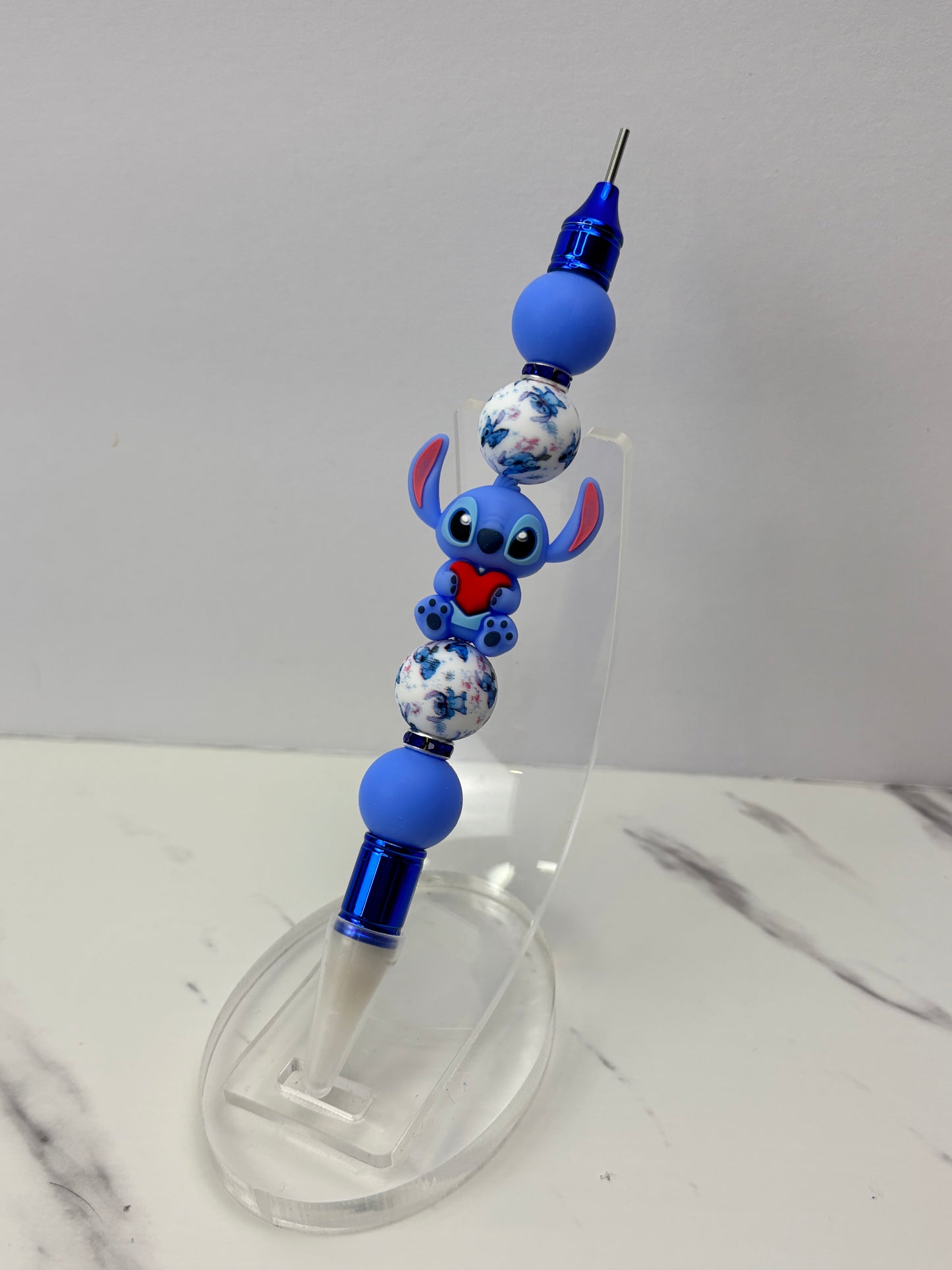 Beaded wax tool for flat back pearls.