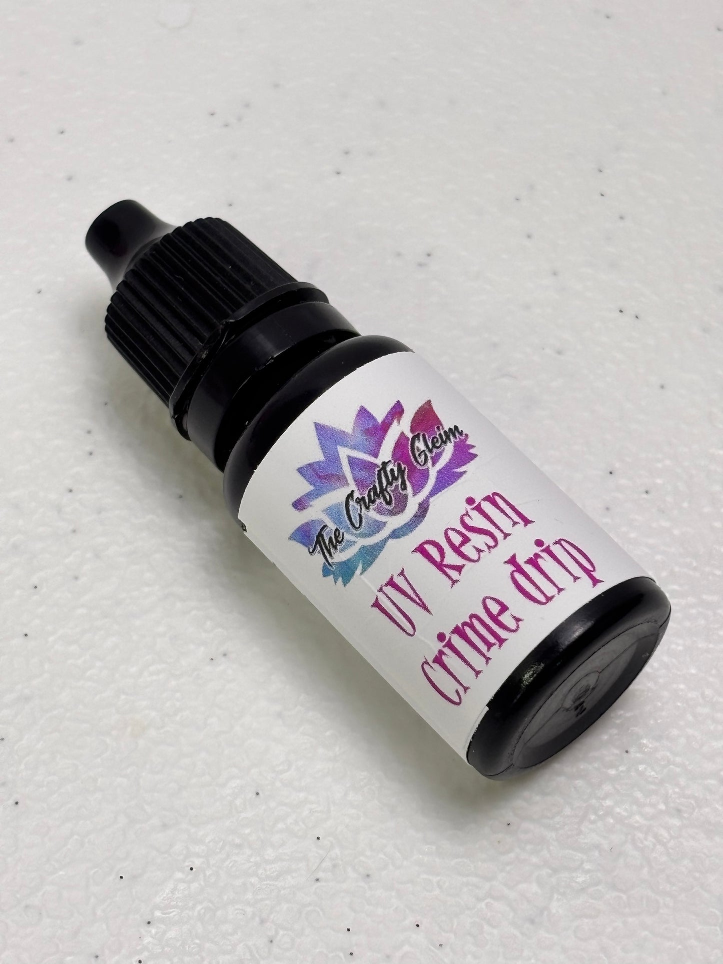 Pink uv resin drip