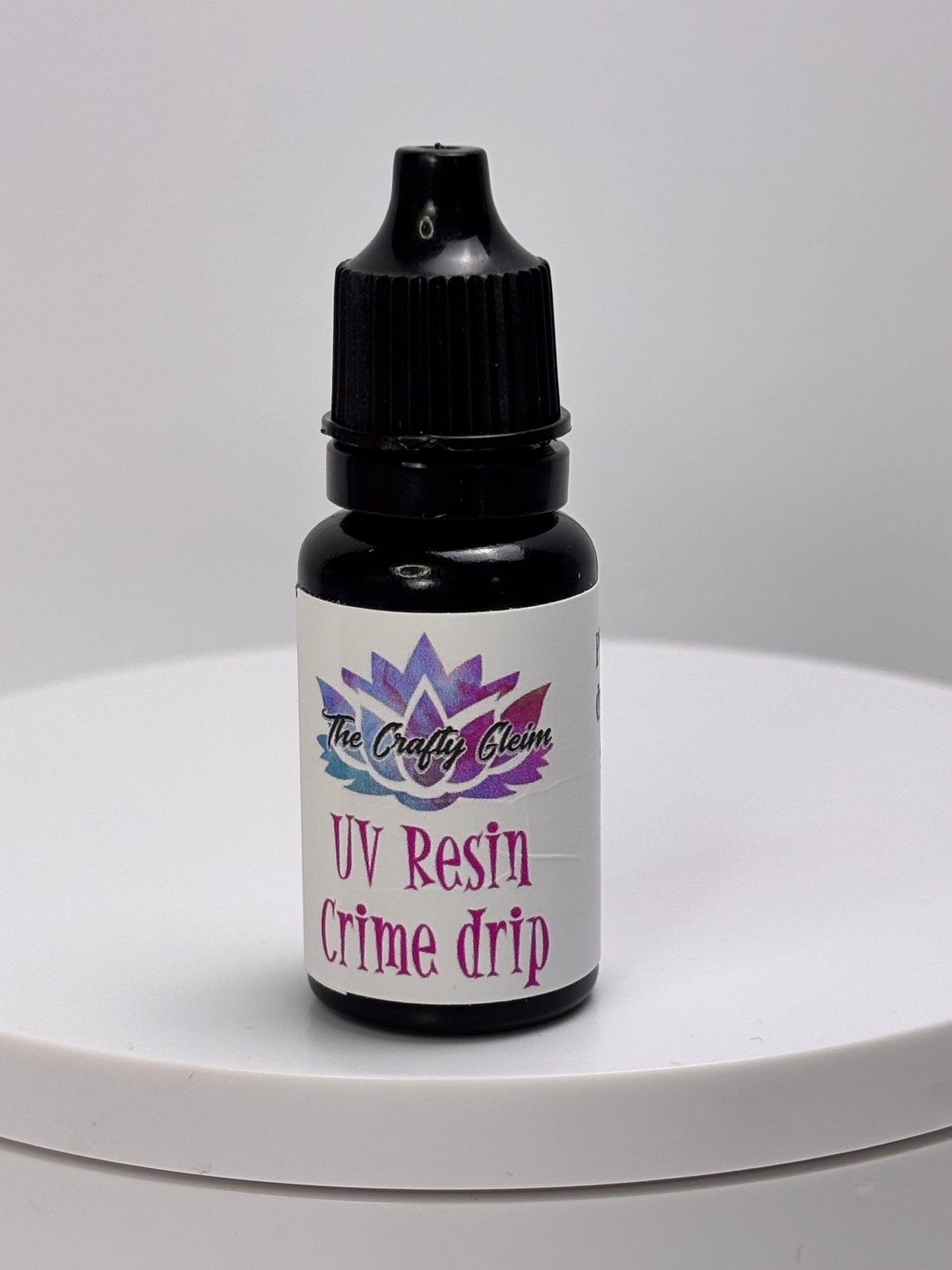 Pink uv resin drip