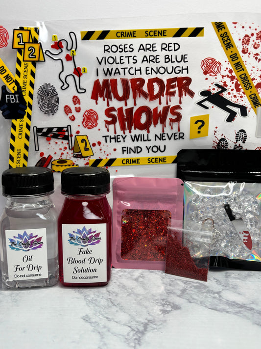 Murder show glitter blood drip kit