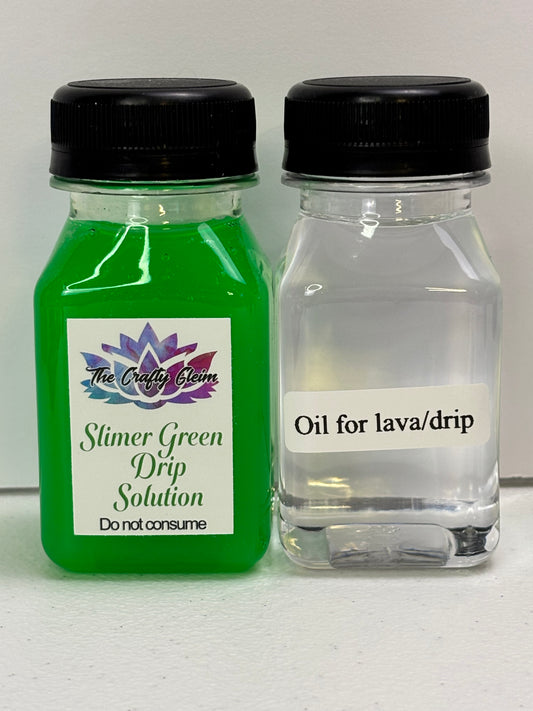 Slimer green lava drip set