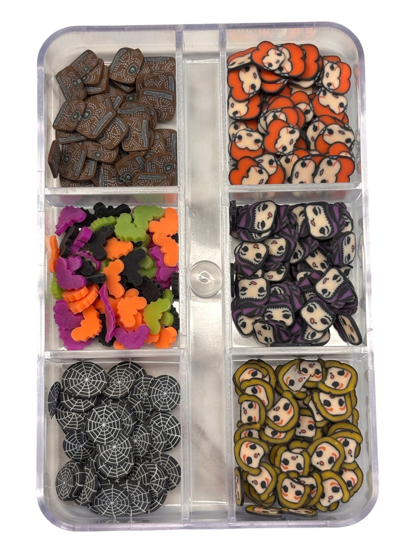 Witchy Halloween clay slice set