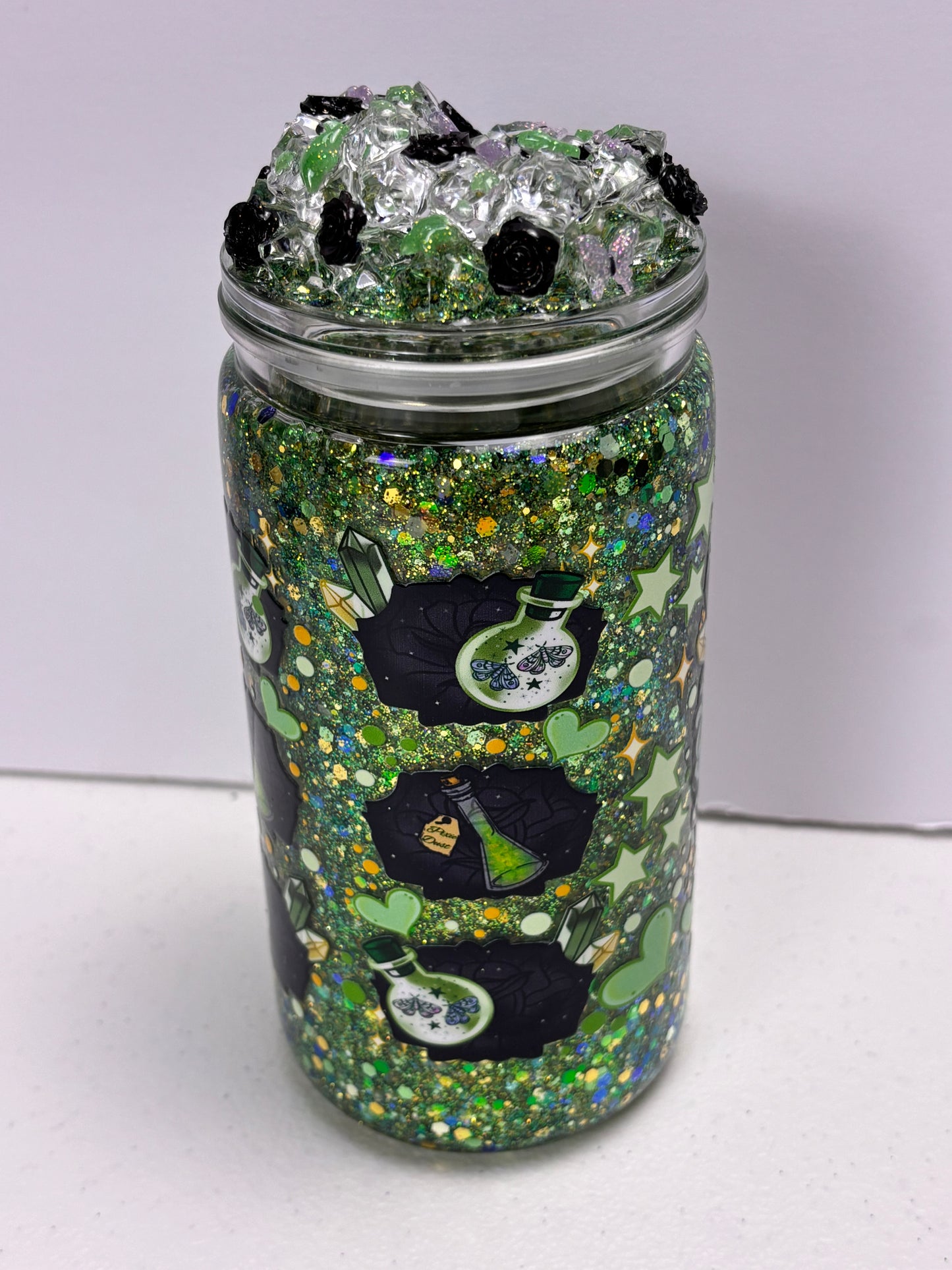 Gothic fairy snow globe cup