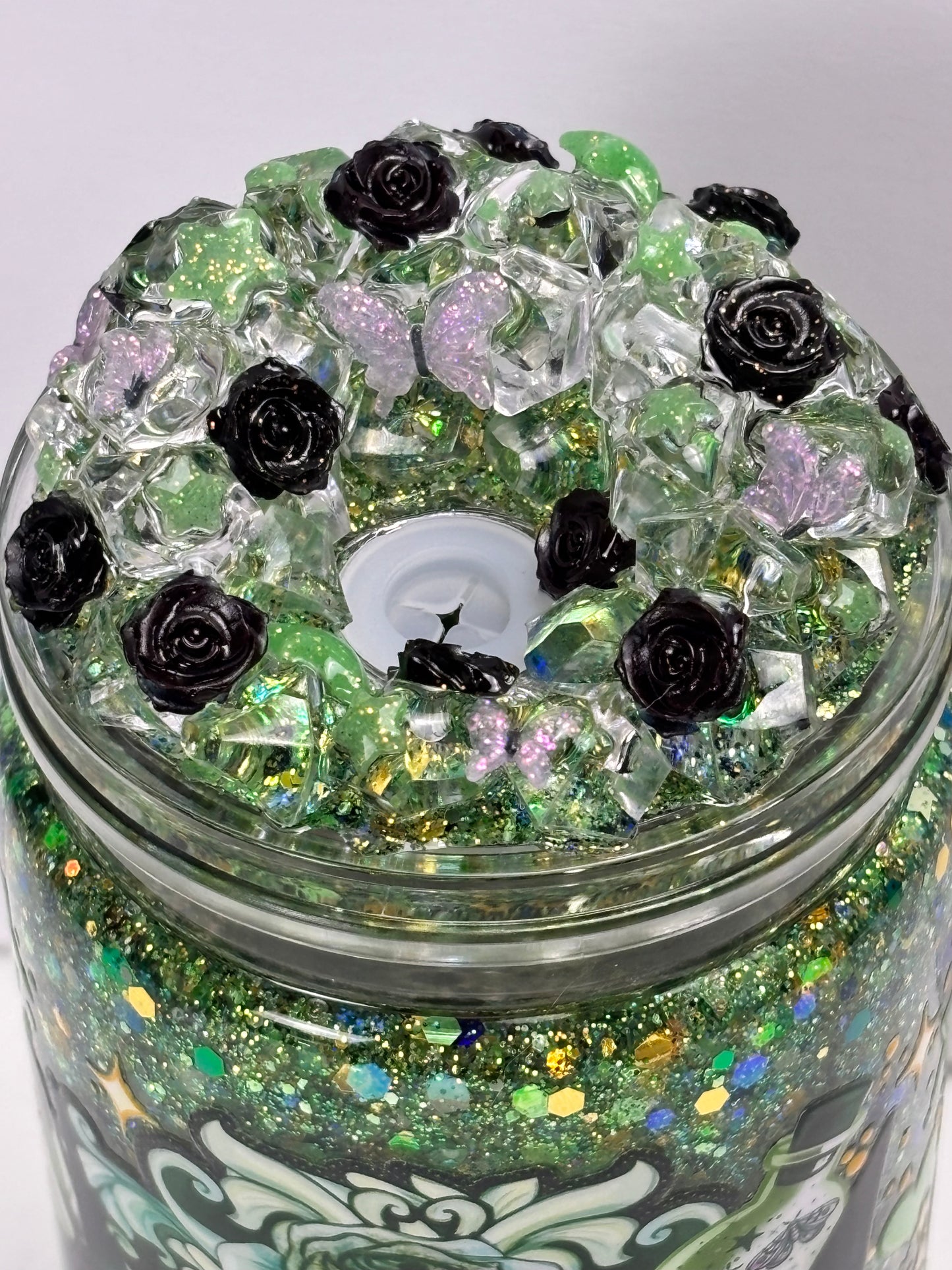 Gothic fairy snow globe cup
