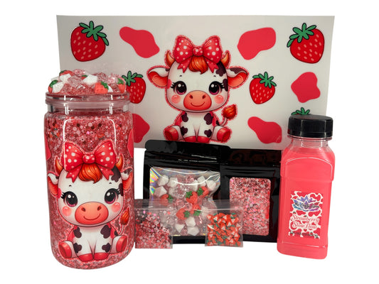 Strawberry cutie, snow globe kit