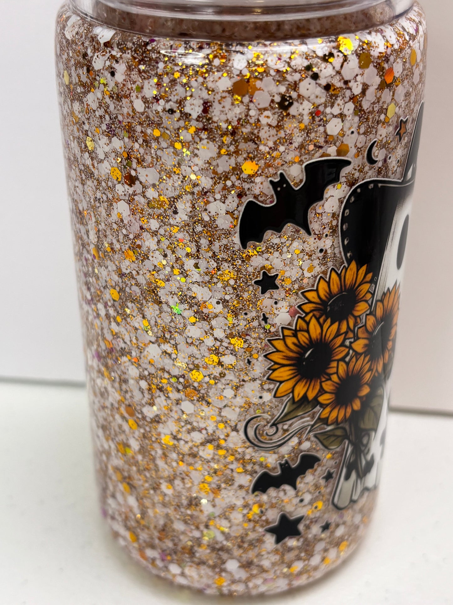 Cowboy ghost snow globe