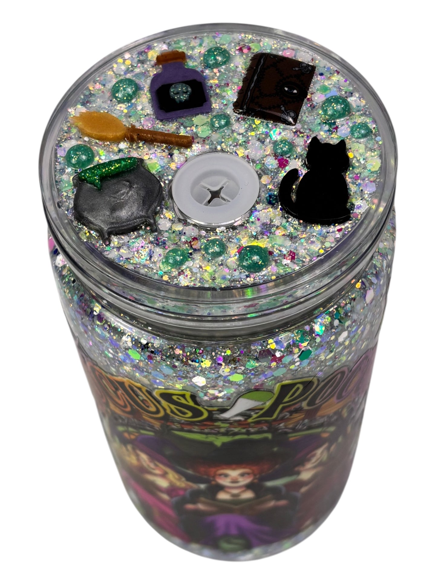 Witchy trio glowing snow, globe kit