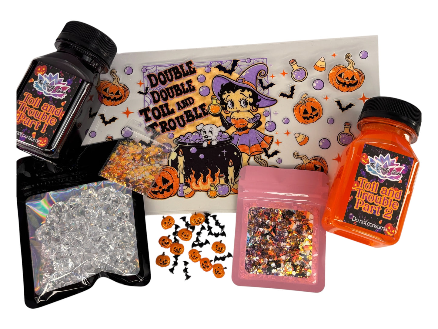 Toll and trouble lava snow globe kit