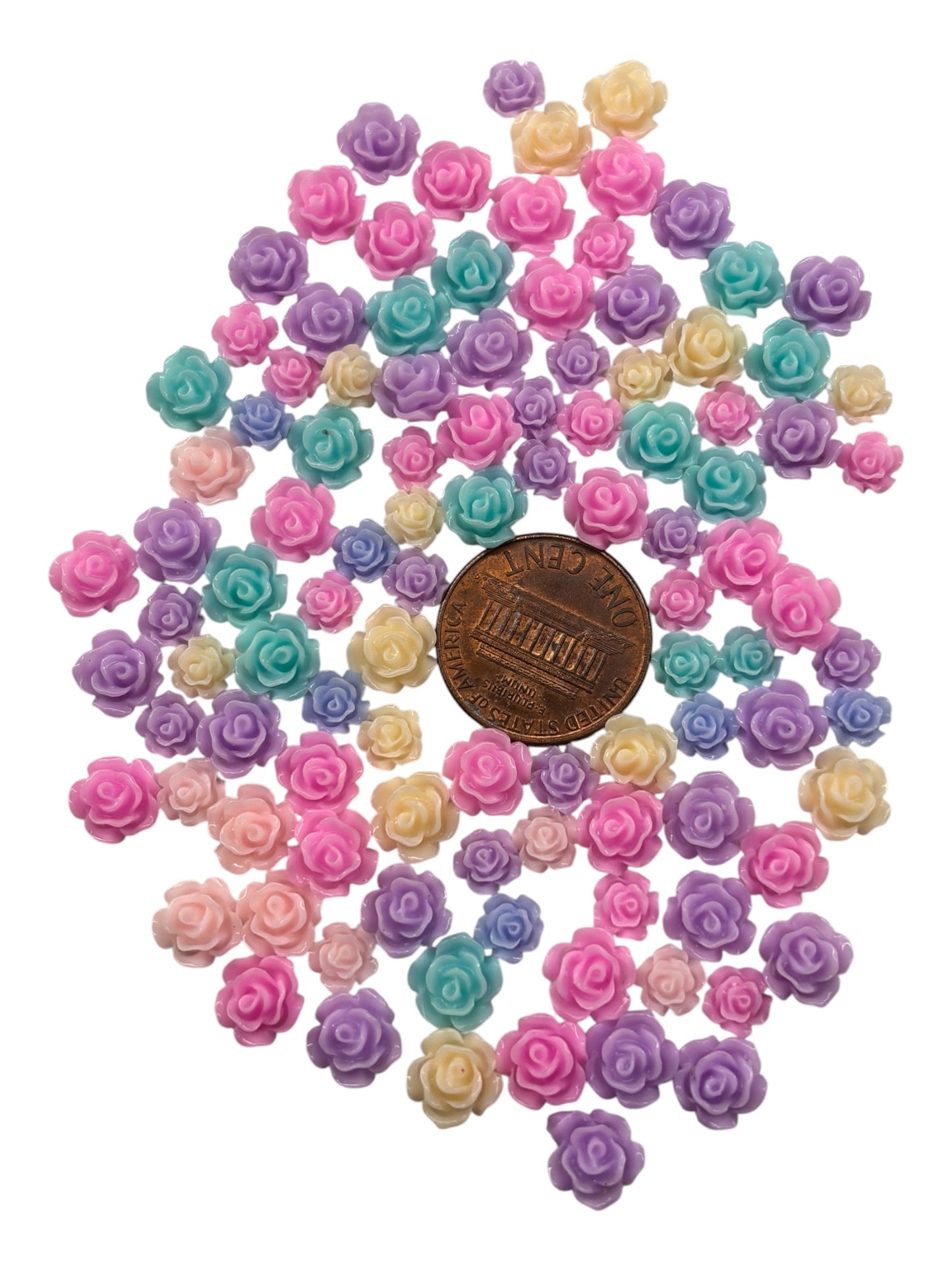 Colorful roses mix