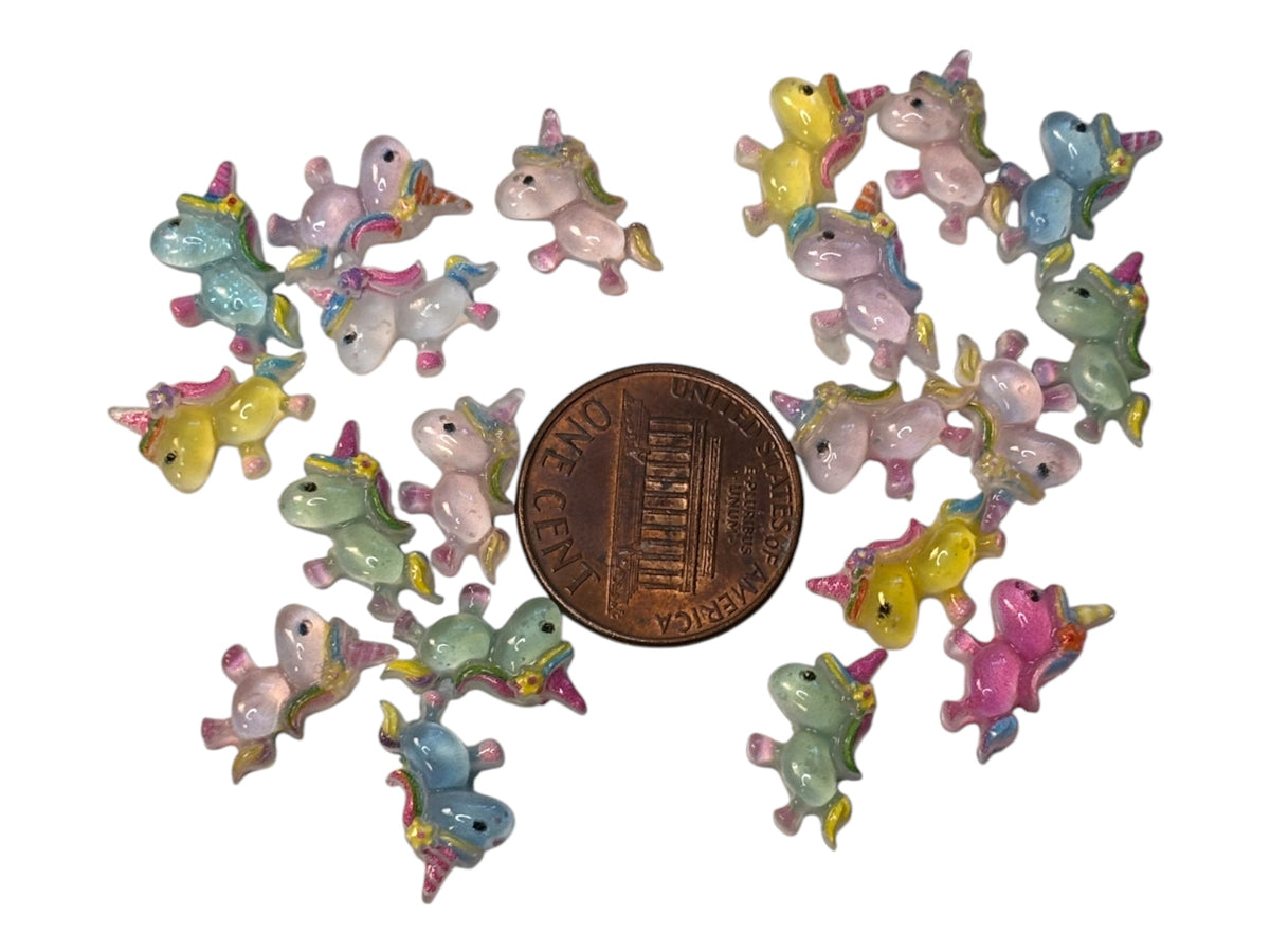 Resin unicorns